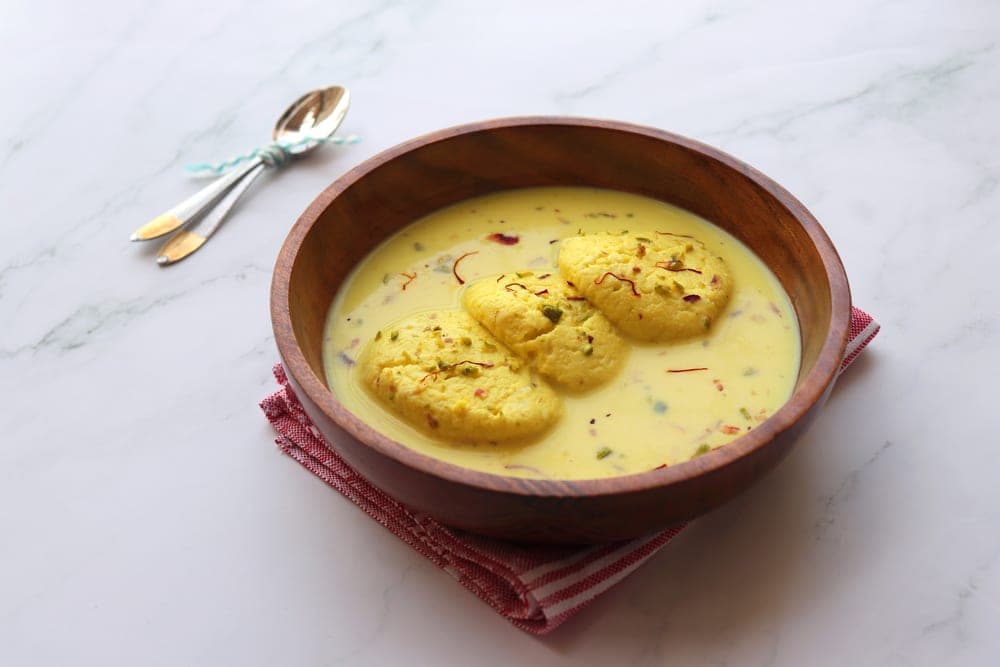 Rasmalai dessert