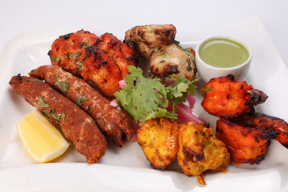 Tandoori mixed grill platter